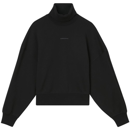 Vêtements Femme Sweats Calvin Klein Jeans track Pull  Ref 54712 BEH Noir Noir