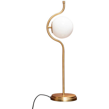 Maison & Déco Lampes à poser Chehoma Lampe Gravity patine laiton et céramique 71x15cm Doré