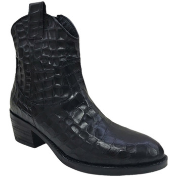 Chaussures Femme Bottines Coco & Abricot Dalou-V1835B Noir