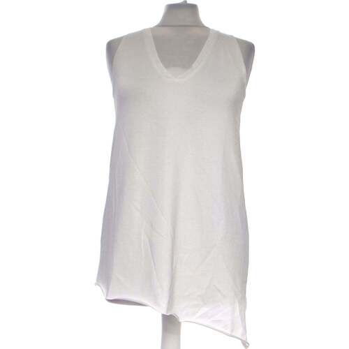 Vêtements Femme Top Manches Courtes Mango débardeur  34 - T0 - XS Blanc Blanc