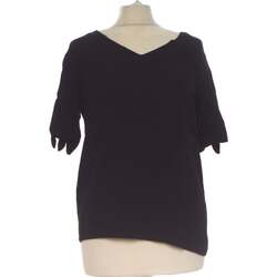 Vêtements Femme T-shirts & Polos Etam top manches courtes  36 - T1 - S Noir Noir