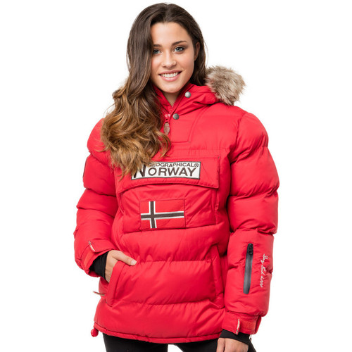 Geographical Norway Doudoune BOLIDE Rouge - Vêtements Doudounes Femme  180,00 €