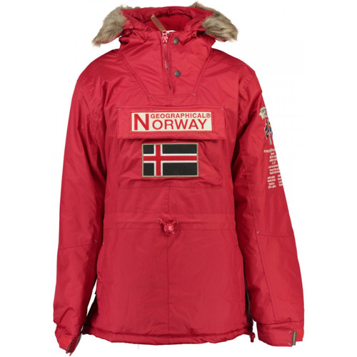 Geographical Norway Doudoune Building Rouge - Vêtements Doudounes Femme  220,00 €