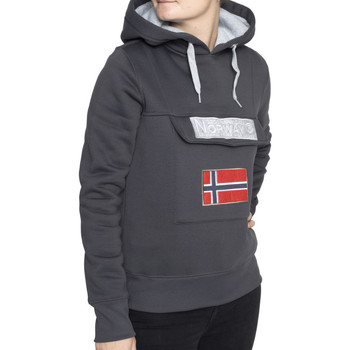 Vêtements Femme Sweats Geographical Norway Sweat Gadrien - capuche Gris