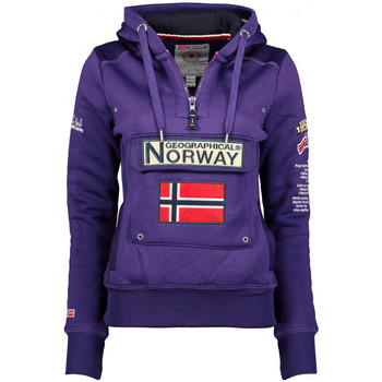Vêtements Femme Sweats Geographical Norway Sweat sport Gymclass - logo - capuche Violet