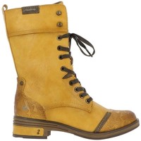 Chaussures Femme Bottes Mustang 1293510 Jaune