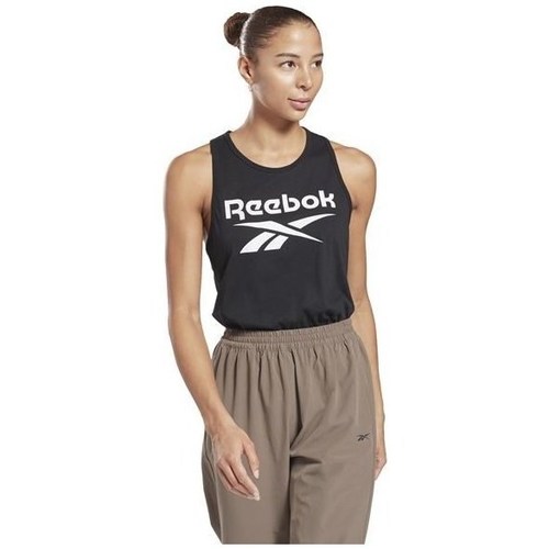 Vêtements Femme T-shirts manches courtes Reebok est Sport Identity Noir