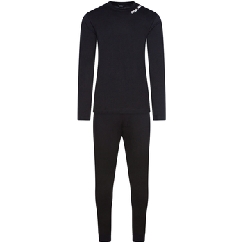 Vêtements Homme Pyjamas / Chemises de nuit Diesel Pyjama long coton Noir