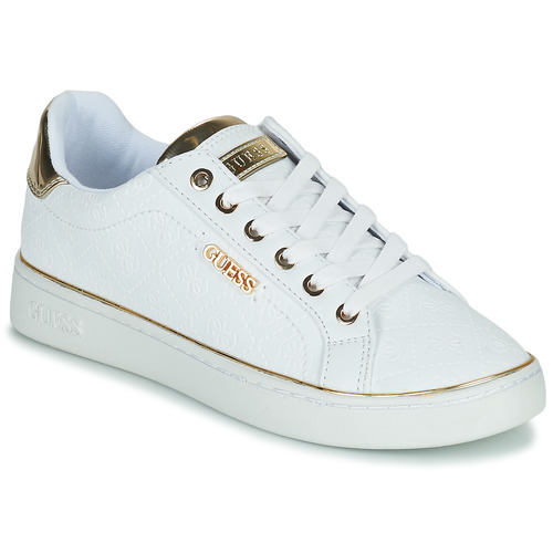 Chaussures Femme Baskets basses Guess BECKIE Blanc