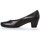 Chaussures Femme Escarpins Gabor Escarpins en plain leather à talon bloc Noir