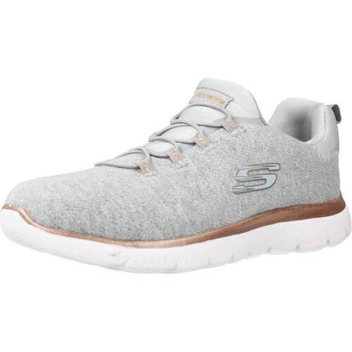Chaussures Baskets mode Skechers SUMMITS DAZZLING ME Gris