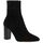 Chaussures Femme Boots Sofia Costa Boots cuir velours Noir
