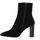 Chaussures Femme Boots Sofia Costa Boots cuir velours Noir