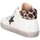 Chaussures Fille Baskets basses Dianetti Made In Italy I9890 Basket Enfant LÉOPARD / NOIR Multicolore