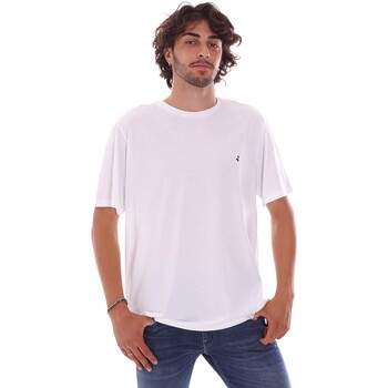 Vêtements Homme Nike Boyfriend-T-shirt med logoprint over det hele i sort Navigare NV31126 Blanc