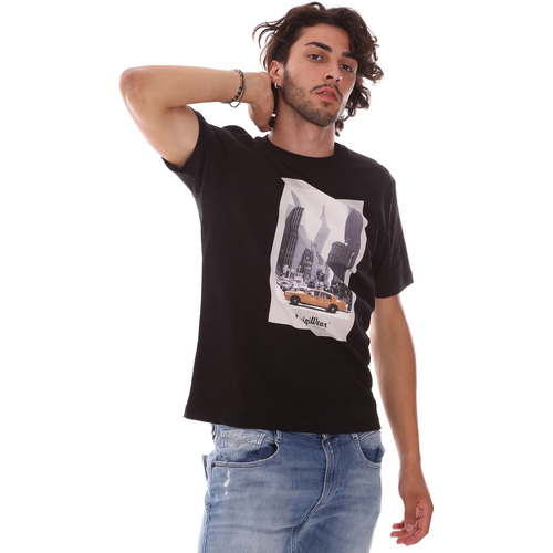 Vêtements Homme T-shirts manches courtes Refrigiwear RM0T25500JE9101 Noir