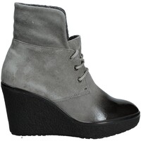 Chaussures Femme Boots Geox D44B5A 000ZK Gris
