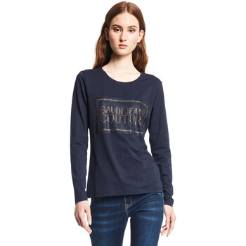 Vêtements Femme T-shirts manches longues Gaudi 121BD64059 Bleu