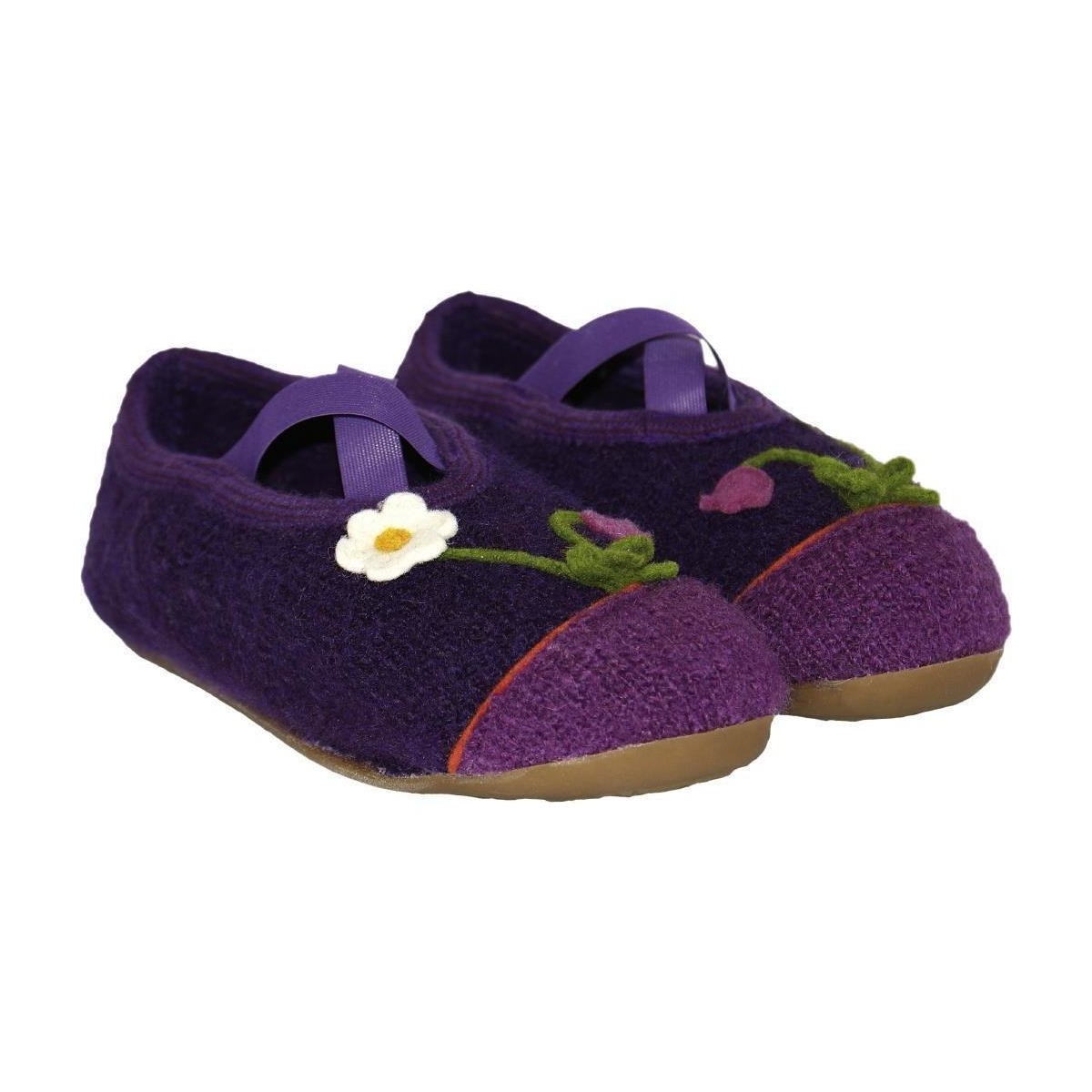 Chaussures Enfant Chaussons Haflinger 48300632 Violet