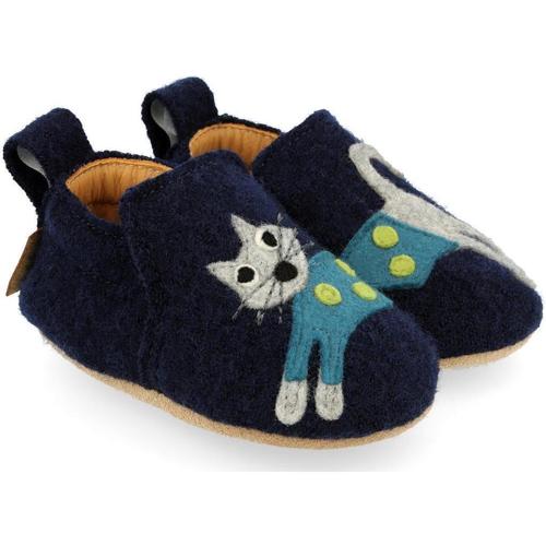 Haflinger 65308476 Bleu - Chaussures Chaussons Enfant 38,50 €