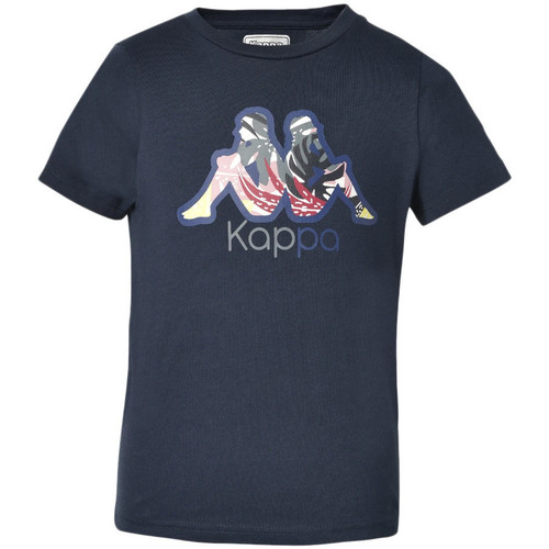Vêtements Fille T-shirts manches courtes Kappa 371346W Bleu