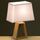 Maison & Déco Lampes à poser Unimasa Grande lampe de table esprit scandinave Beige