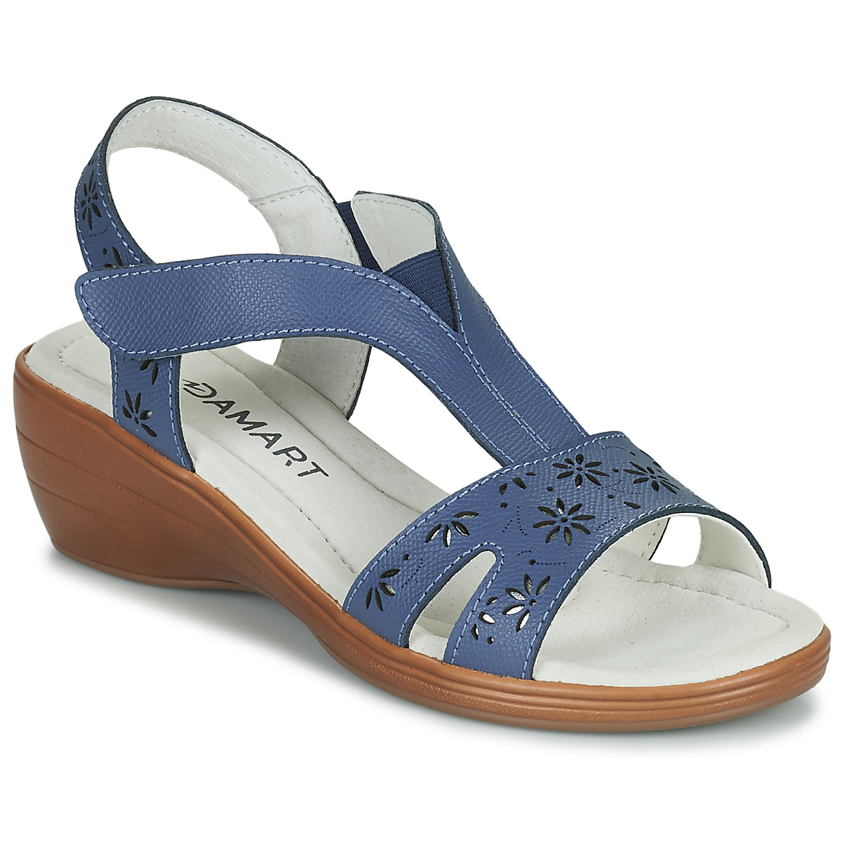 Chaussures Femme Sandales et Nu-pieds Damart 69994 Bleu