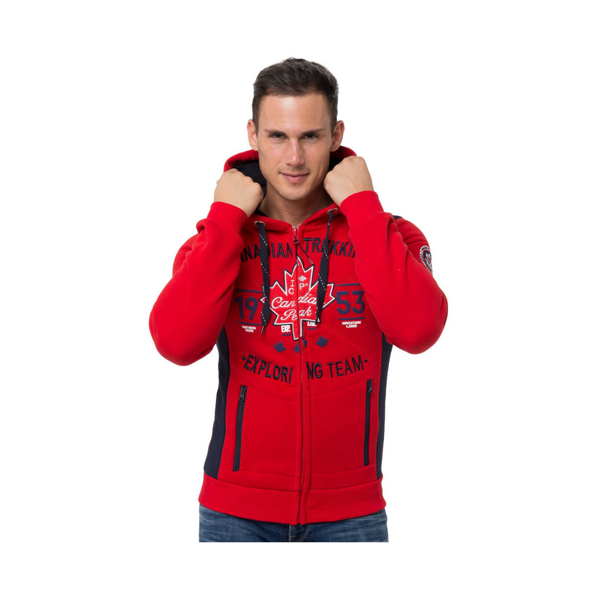 Vêtements Homme Sweats Canadian Peak Sweat Fuloy Rouge