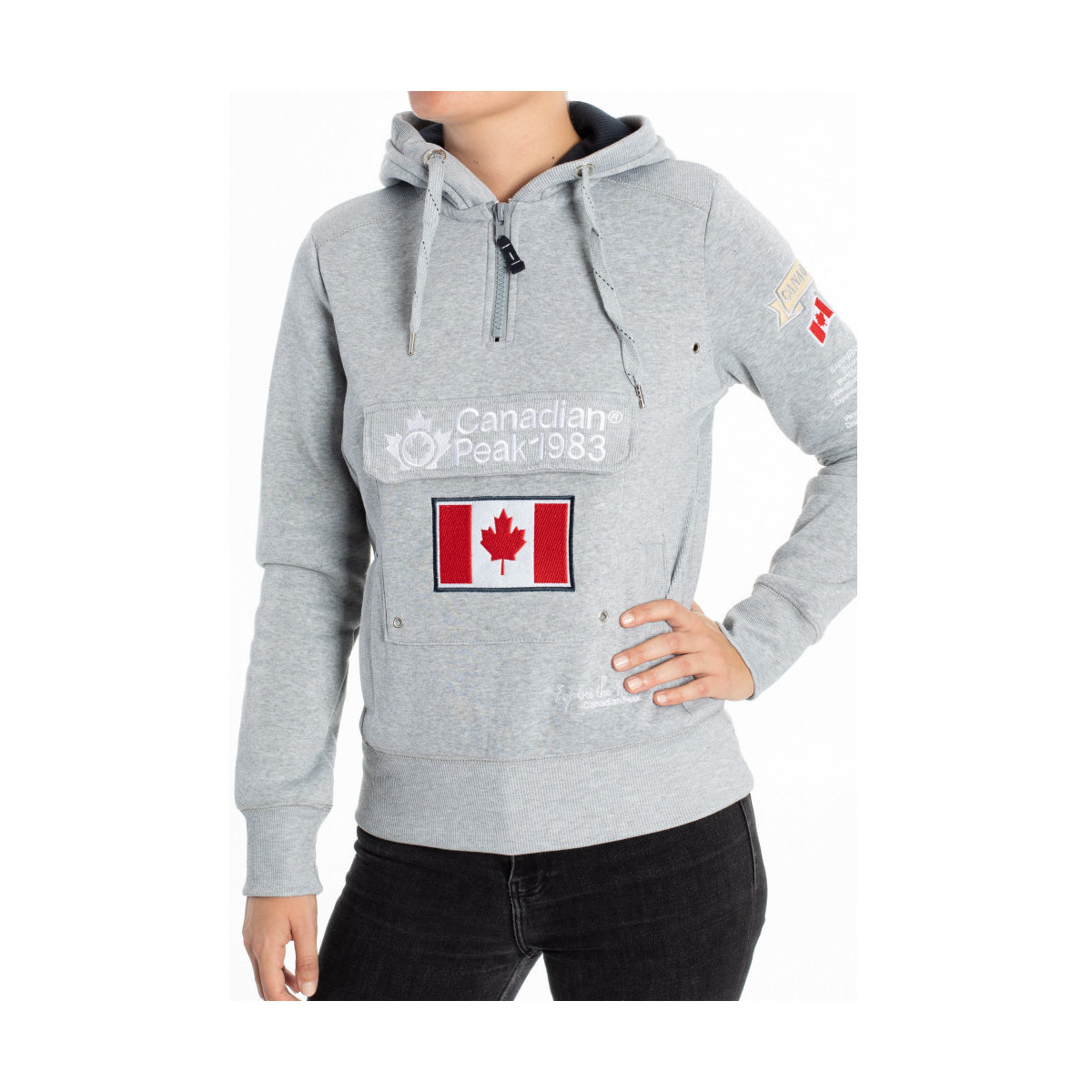 Vêtements Femme Sweats Canadian Peak Sweat Gyrelle Gris