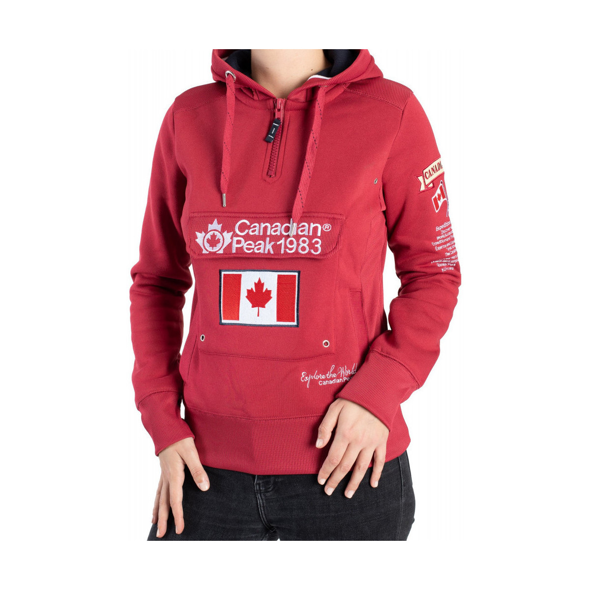 Vêtements Femme Sweats Canadian Peak Sweat Gyrelle Rouge