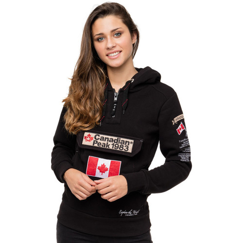 Canadian Peak Sweat Gyrelle Noir - Vêtements Sweats Femme 95,00 €