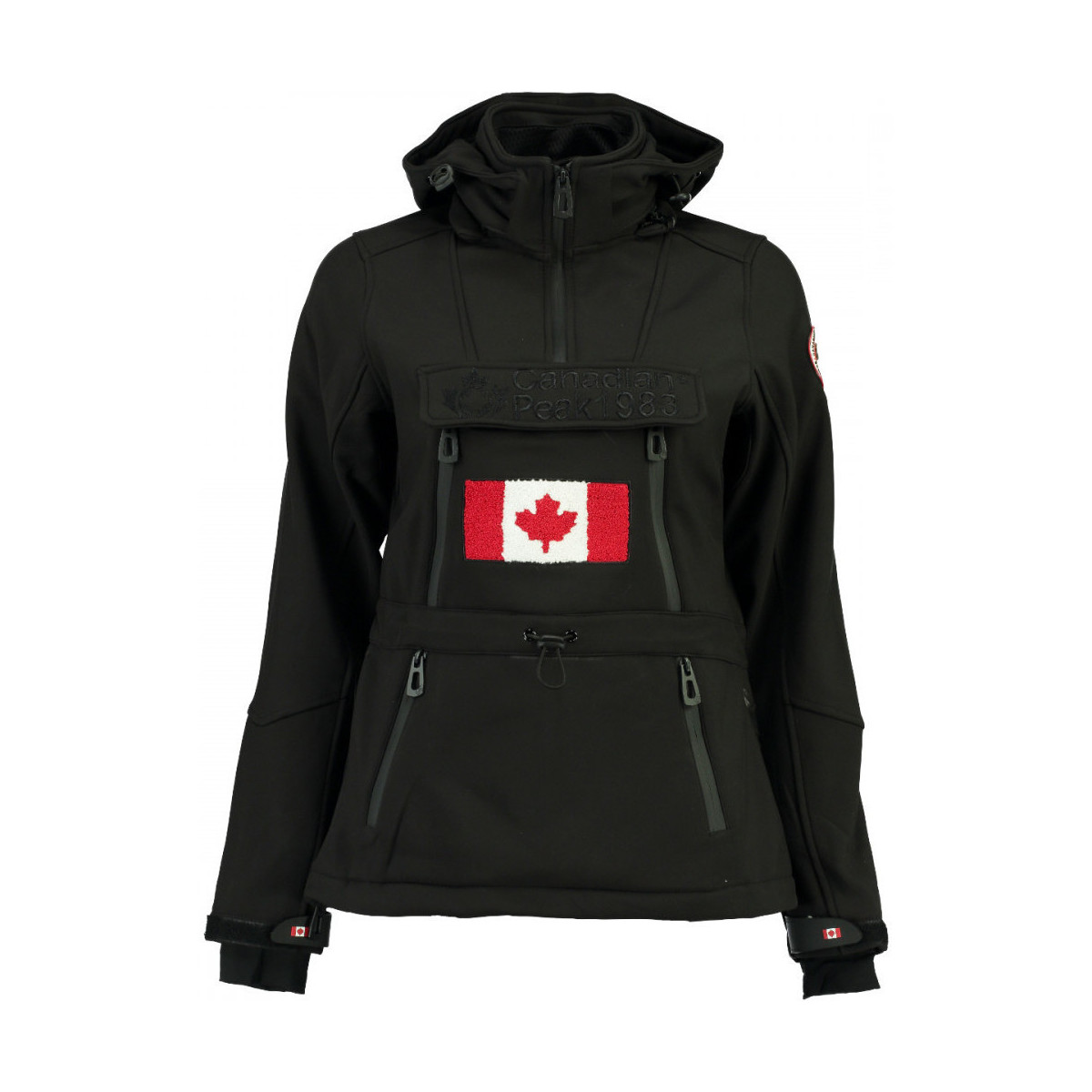 Vêtements Femme Vestes de survêtement Canadian Peak Veste Softshell Toka Noir
