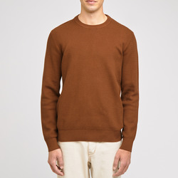 Vêtements Homme Pulls Jules Pull Col Rond Point Fantaisie Camel