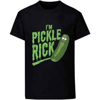 Vêtements T-shirts manches longues Rick And Morty  Noir