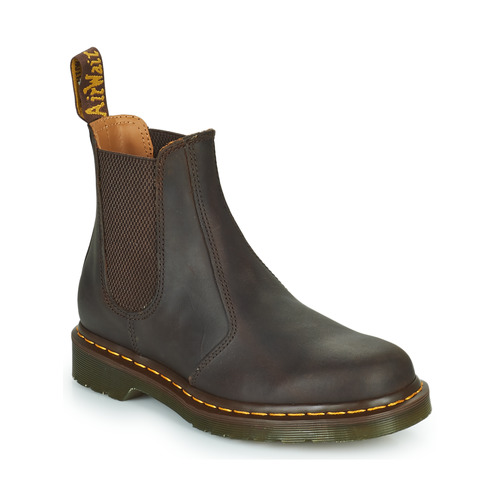 Chaussures Boots Dr. Martens Leather 2976 YS DARK BROWN CRAZY HORSE Marron