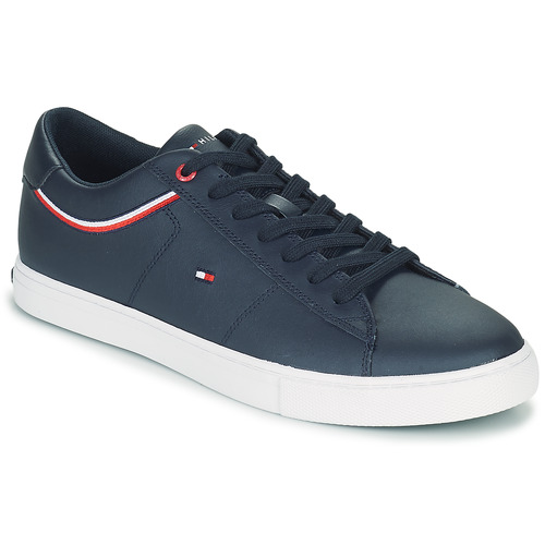 Chaussures Homme Baskets basses Tommy Hilfiger ESSENTIAL LEATHER SNEAKER DETAIL Marine