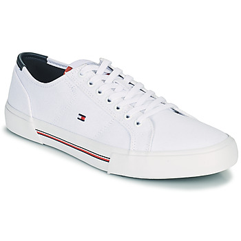 Chaussures Homme Baskets basses Tommy Hilfiger CORE CORPORATE CANVAS VULC Blanc