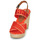 Chaussures Femme Sandales et Nu-pieds Tommy Hilfiger TOMMY WEBBING HIGH WEDGE SANDAL Orange