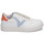 Chaussures Femme Baskets basses Victoria 1258201CELESTE Blanc / Bleu / Orange