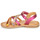 Chaussures Fille Sandales et Nu-pieds Mod'8 CANISSA Rose / Orange