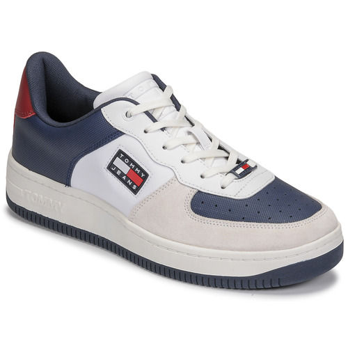 Tommy Jeans BASKET VARSITY CUPSOLE Blanc - Chaussures Baskets basses Homme  120,89 €
