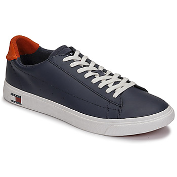 Chaussures Homme Baskets basses Tommy Jeans LEATHER LOW CUT VULC Bleu