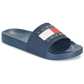 Chaussures Homme Claquettes Tommy Jeans TOMMY JEANS MENS FLAG POOL SLIDE Bleu