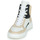 Chaussures Femme Baskets montantes Bronx OLD-COSMO Blanc / Beige / Noir
