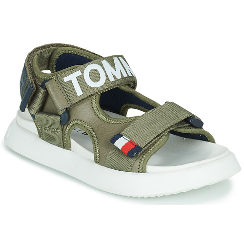 Chaussures Garçon Sneakers Belt TOMMY HILFIGER Low Cut Lace-Up Sneaker T3X4-30692-0890 D Blue 800 Belt Tommy Hilfiger KIRIEL Vert