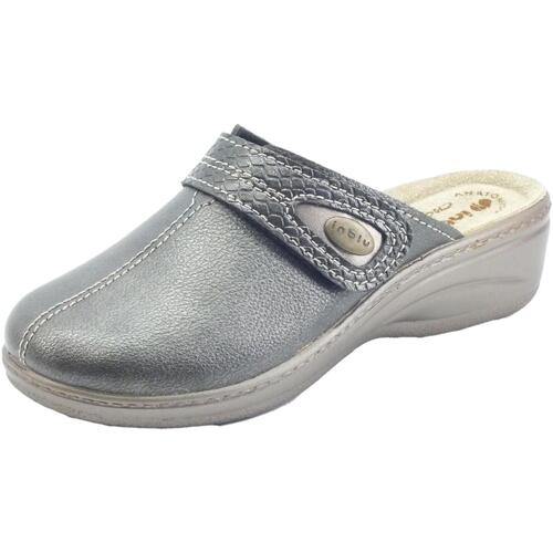 Chaussures Femme Chaussons Inblu Ly000061 Canna Gris