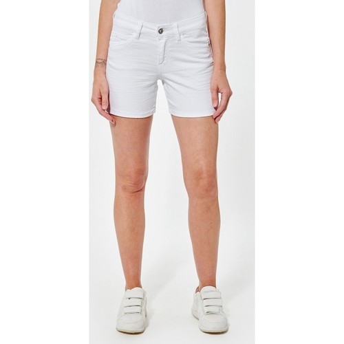 Kaporal - Short - blanc Blanc - Vêtements Shorts / Bermudas Femme 29,50 €