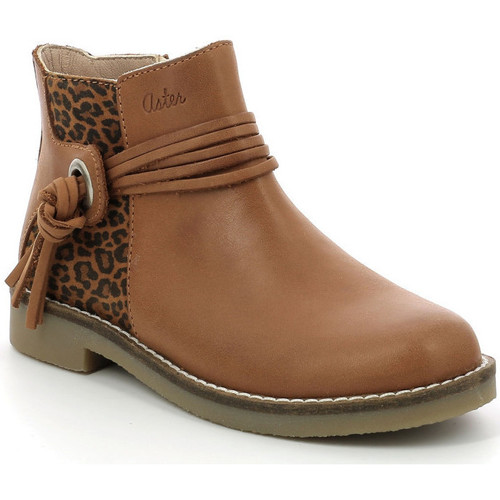 Boots Fille Aster Wizia CAMEL - Chaussures Boot Enfant 79 