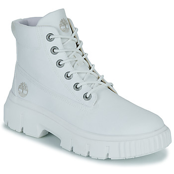 Chaussures Femme Boots Sandali Timberland FABRIC BOOT White