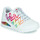 Chaussures Femme Baskets basses podiatrist-certified Skechers UNO 2 Blanc / Multicolore